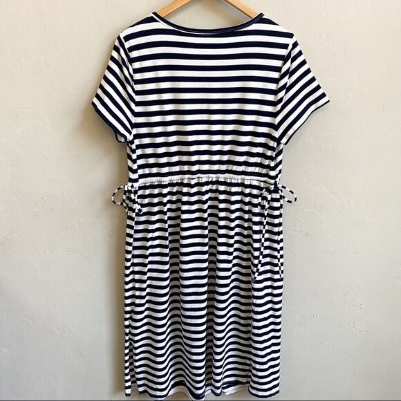 NWT Isabel Maternity‎ Navy Stripe Dress - Picture 4 of 8